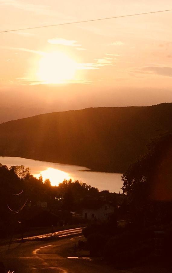 Chalet Le Flocon Bleu - Mauselaine Avec Vue Sur Le Lac De Gerardmer Exterior photo